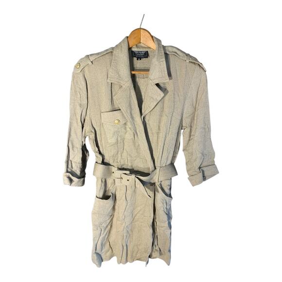 PG Collections Women's 3/4 Sleeve Hemp Romper - Picture 1 of 6